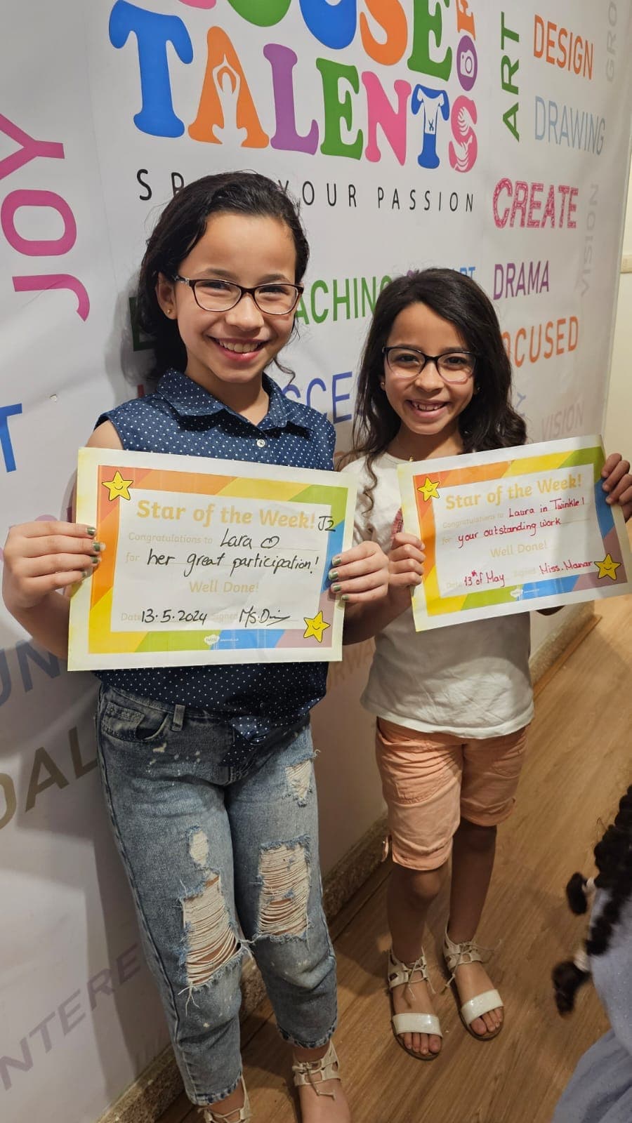 Children with certificates